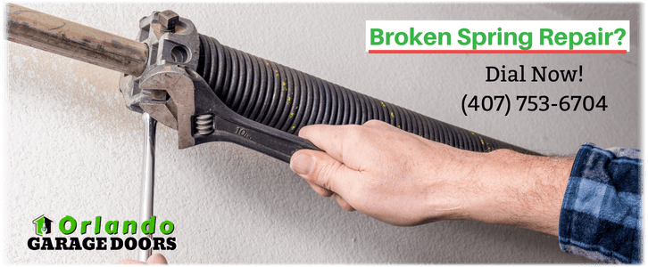 Broken Garage Door Spring Repair Orlando FL